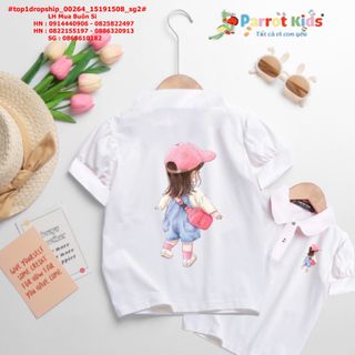 ❤ Hàng sỉ SG❤ Áo trụ bé gái, chất thun cotton cao cấp, hình in kute, đường may sắc sảo, top1dropship_00264_15191508_sg2 giá sỉ