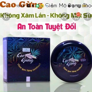 KEM TAN MỠ BỤNG CAO GỪNG