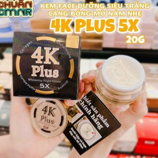 Kem dưỡng trắng da mặt 4K Plus 5x chính hãng Thái Lan giá sỉ