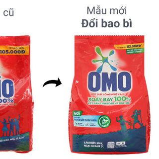 Bột giặt OMO công nghệ giặt xanh giúp xoáy bay vết bẩn loại bỏ mùi hôi 4.3kg