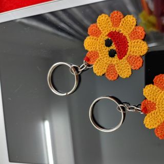 Móc khóa len dệt kim mix ngẫu nhiên đủ mẫu xinh