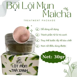 Bột lột mụn trà xanh