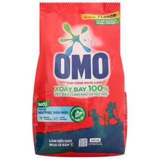 Bột giặt OMO công nghệ giặt xanh giúp xoáy bay vết bẩn loại bỏ mùi hôi 2.9kg
