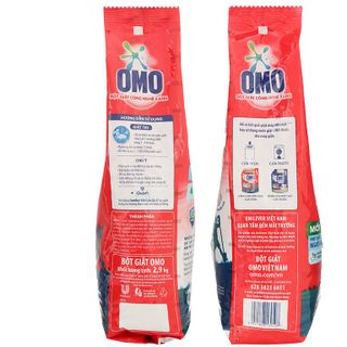Bột giặt OMO công nghệ giặt xanh giúp xoáy bay vết bẩn loại bỏ mùi hôi 2.9kg