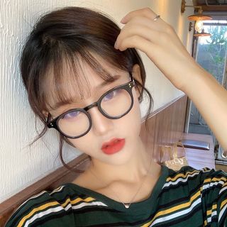 Kính giả cận gọng tròn cute thời trang nam nữ, mắt kính không độ phong cách Ulzzang 027