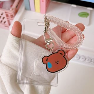 MÓC KHÓA MIKA ĐỰNG HÌNH IDOL KÈM MÓC LÒ XO MIKA
