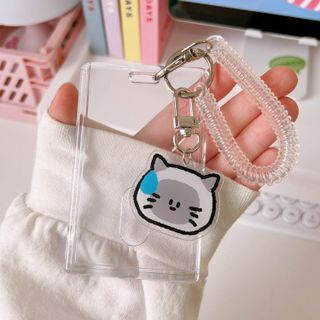 MÓC KHÓA MIKA ĐỰNG HÌNH IDOL KÈM MÓC LÒ XO MIKA