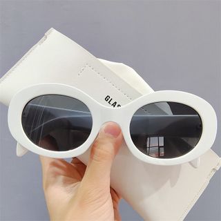 Kính râm mát phong cách reto Hàn Quốc mắt kính không độ chống UV400 tia bức xạ thời trang cháy phố đẹp 261