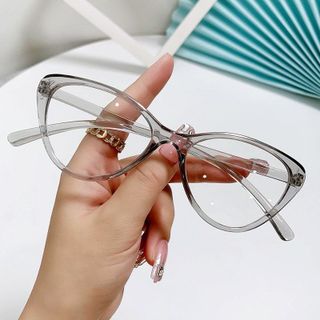 Gọng cận thời trang nữ mắt mèo cá tính chống bức xạ và ánh sáng xanh phong cách Ulzzang Hàn Quốc 094