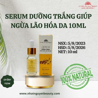 SERUM DƯỠNG TRẮNG GIÚP NGỪA LÃO HÓA DA 10ml (Nhập nguyên thùng 100 hộp / 1 thùng có giá rẻ hơn )