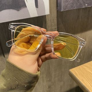 Kính râm thời trang nam nữ chuẩn UV400 mắt vuông gọng nhựa ôm mặt không kén size siêu ngầu cá tính đẹp 240