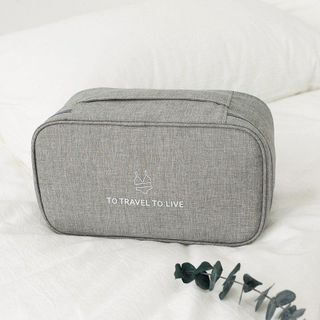 HL102-Túi đựng đồ lót tất vớ đựng quần áo bằng vải đi du lịch chống thấm nước cao cấp sang trọng có khóa kéo tiện ích