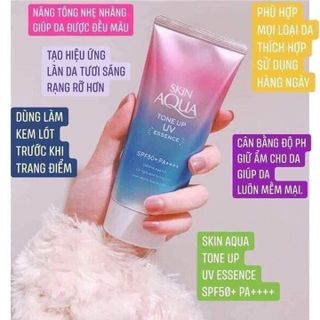 Kem chống nắng Skin aqua Tím SPF 50+ Tím
