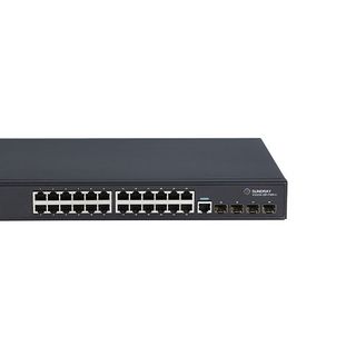 Thiết Bị Chuyển Mạch 8 POE Gigabit 2 SFP Sundray XS3000-28P-PWR-LI