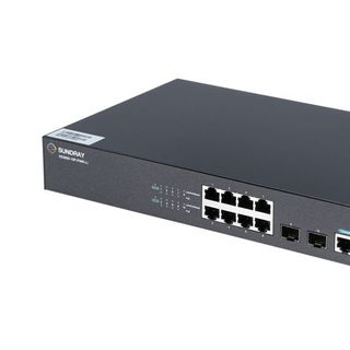 Thiết Bị Chuyển Mạch 8 POE Gigabit 2 SFP Sundray XS3000-10P-PWR-LI