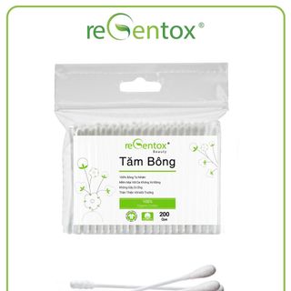Tăm Bông Regentox túi zip 200 que (sỉ/lẻ giá tốt)