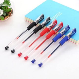 Combo 100 bút bi nước màu đen, đỏ, xanh