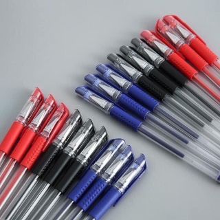 Combo 100 bút bi nước màu đen, đỏ, xanh