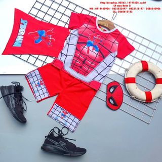 ⛱Hàng Sỉ SG⛱ Bộ cộc tay, 3 món, bé trai, cotton, in full 3D, hình siêu nhân, size 3-10 - top1dropship_00263_14191808_sg1 giá sỉ