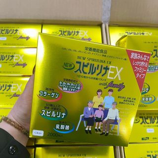 Cặp Tảo Vàng Spirulina Ex 2 lọ x1000 Viên