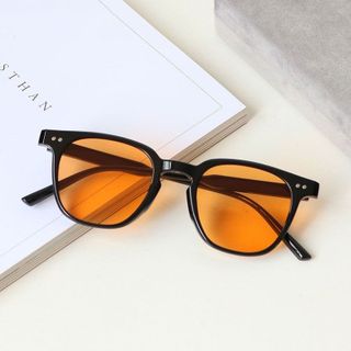 Kính mắt râm mát thời trang nữ nam hai chấm ngang gọng nhỏ phong cách Hàn Quốc chống tia UV đẹp  243