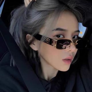 Kính râm mát nữ nam phong cách Cyber Âu Mỹ phụ kiện Rap cực chất chống tia UV400 siêu hot thời trang cháy phố đẹp  248