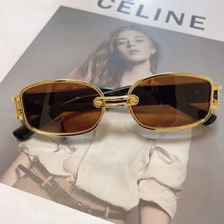 Kính râm mát nữ nam phong cách Cyber Âu Mỹ phụ kiện Rap cực chất chống tia UV400 siêu hot thời trang cháy phố đẹp  248
