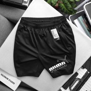 Quần short thun nam, quần đùi nam cao cấp, chất thun poly 2 da trơn láng, co giãn 4c, 3 túi khoá kéo - size từ 52kg - 85kg