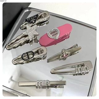 Sét 7 kẹp tóc mạ bạc