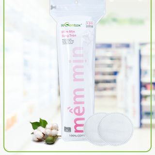 bông tẩy trang Regentox mềm mịn 120 miếng