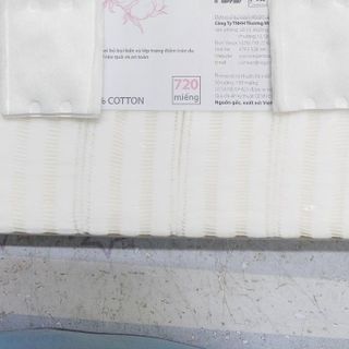 bông tẩy trang mếm mịn Regentox gói 720 miếng