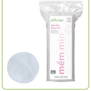 bông tẩy trang mềm mịn Regentox gói 70 miếng