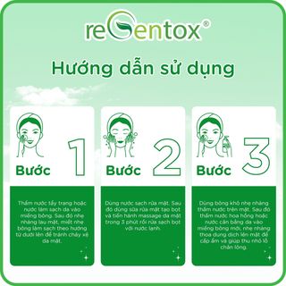 bông tẩy trang mềm mịn Regentox gói 70 miếng