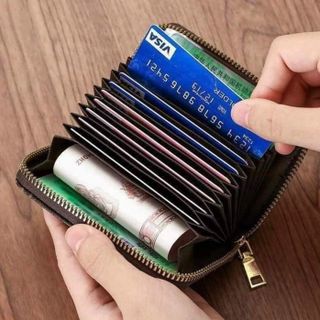 Ví mini, nhiều ngăn nhỏ ngọn, đựng tiền thẻ giấy tờ....