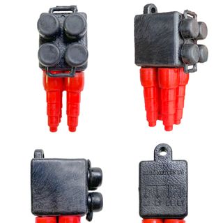 HỘP NỐI (CẦU ĐẤU) RẼ NHÁNH KÍN NƯỚC CHO TRỤ ĐÈN ĐƠN (RA 1 ĐÈN, CÓ TIẾP ĐỊA) TANGENT DCS-TR-3ST