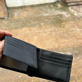 VÍ da nam, ví ngang có lá số 3 da bò nappa