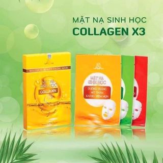 Mặt Nạ Sinh Học Collagen X3 ( Hộp 5 miếng ) Đông Anh Chính Hãng CTY giá sỉ