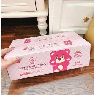 THÙNG 10 GÓI GIẤY ƯỚT GẤU DÂU LOSTO