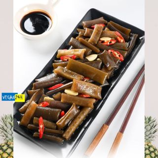 Tảo bẹ Nam Cực cắt khúc (ống to, ống nhỏ)  VEGAN24H xuất nhập khẩu rong biển Chile - Durvillaea Antarctica Kelp
