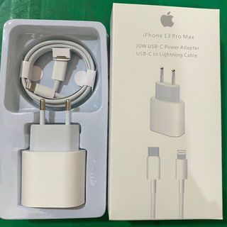Bộ sạc nhanh IPhone 20W Chân Tròn Zin New hộp liền Siu Xanh 10 phút lên 10%