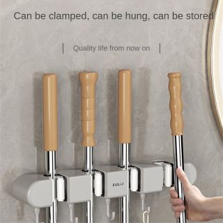 Móc Treo Cây Lau Nhà Vệ Sinh Gắn Tường Đa Năng Tiện Dụng
