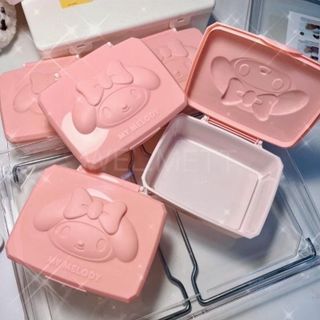 hộp My Melody hãng Sanrio đựng card toploader sleeve