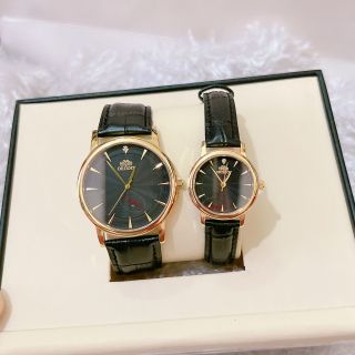 Đồng hồ cặp nam nữ kính shapire máy nhật