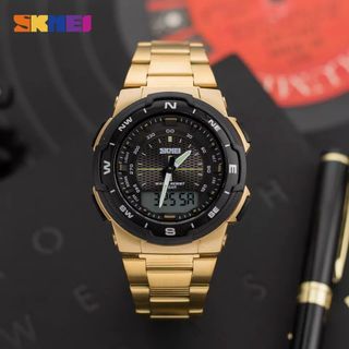 Đồng hồ SKMEI 1370 hiện thị 2 kiểu đồng số cả điện tử và kim