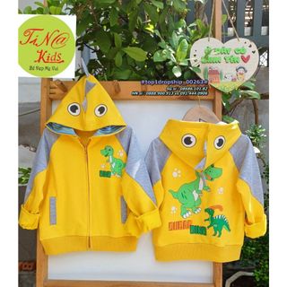<< Buôn sỉ >> - Áo khoác khủng long cho bé, Hàng chính phẩm - top1dropship_00263_305s_sg3