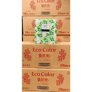 Giấy vệ sinh Marutomi Eco Color Nhật Bản bịch 18 cuộn màu hồng, 4902727011832, top1fashion giá sỉ