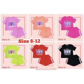 Bộ bé gái in gấu,chất cotton 4 chiều. Hình  in đẹp, sắc nét,không bong  vỡ.Thúy Vkids 0914440906 giá sỉ