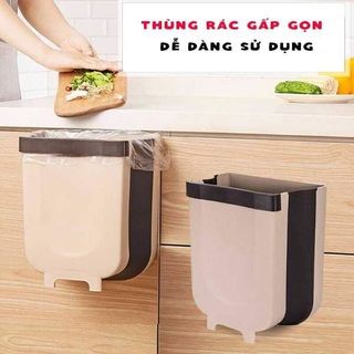 Thùng rác gấp gọn treo cạnh tủ giá sỉ