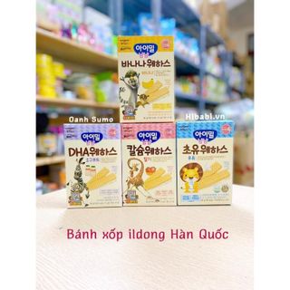 Bánh xốp ildong Hàn Quốc vị Chuối 36g cho bé 12m+, 8801157552983, hợp tác phân phối bởi Top1Food