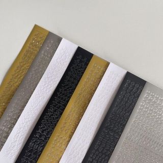 bộ Sticker hình dán chữ cái số Alphabet, trang trí decor sổ, toploader